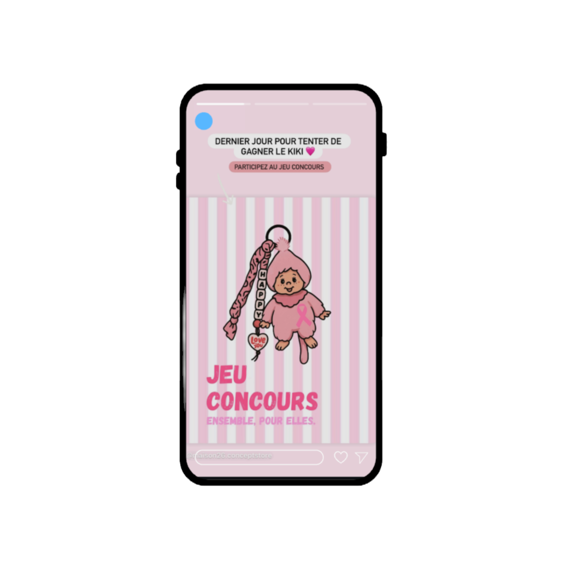 Mockup diffusion jeu concours