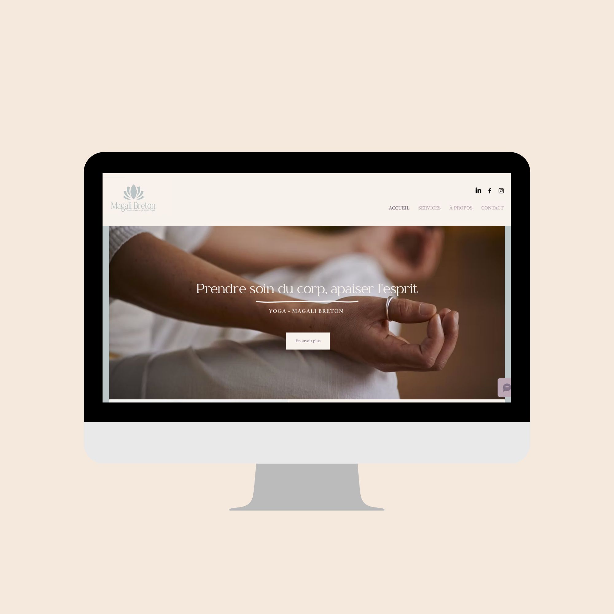 Mockups Site Web Magali Breton